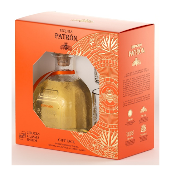 Patron Reposado Gift Set 750ml Bottle – Warehouse Wines & Spirits