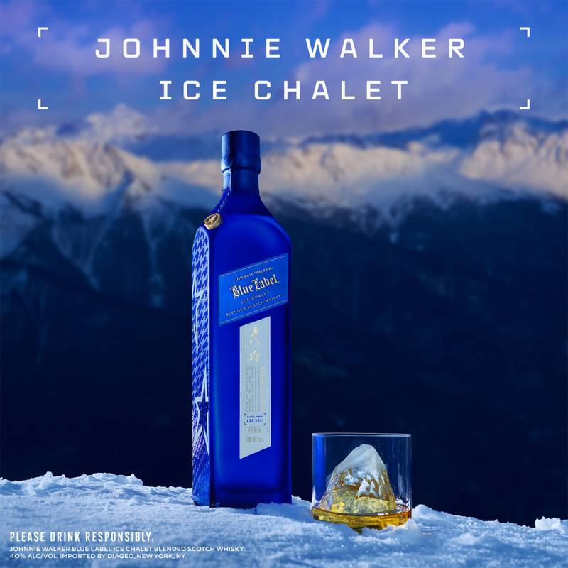 Johnnie Walker Blue Ice Chalet 750ml Bottle