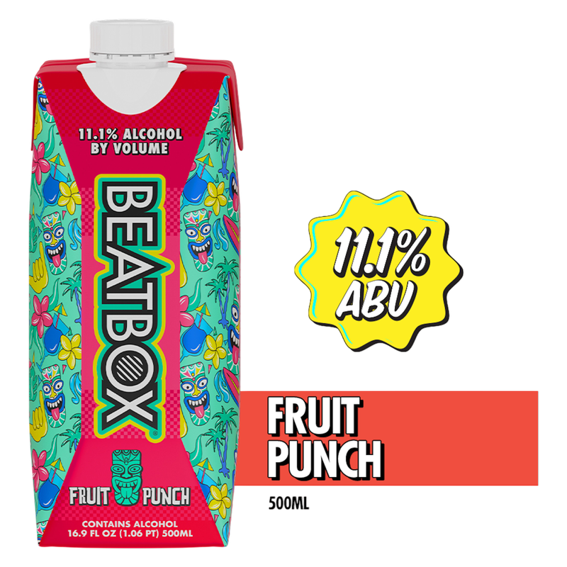 BeatBox Fruit Punch 500ml 11.1% ABV Wine Party Punch
