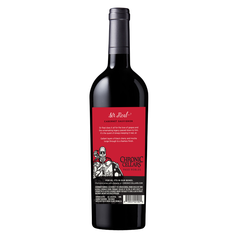 Chronic Cellars Sir Real Cabernet Sauvignon 750ml 14.2% ABV