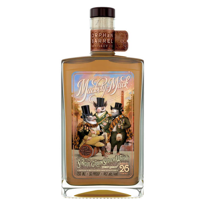 Orphan Barrel Muckety-Muck 26 Year Old Single Grain Scotch Whisky, 750 mL