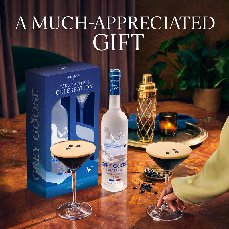Grey Goose Vodka Gift Set 750ml (80 Proof)