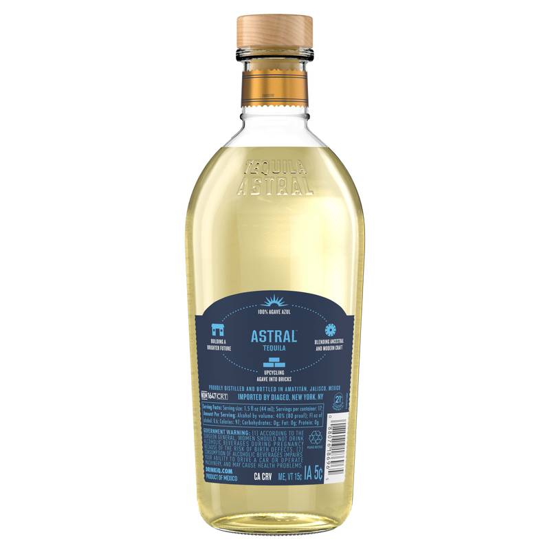 Astral Reposado Tequila 750ml (80 proof)