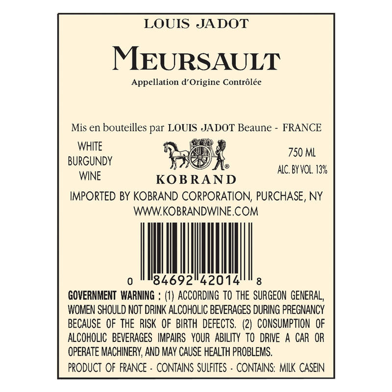 Louis Jadot Meursault 750ml