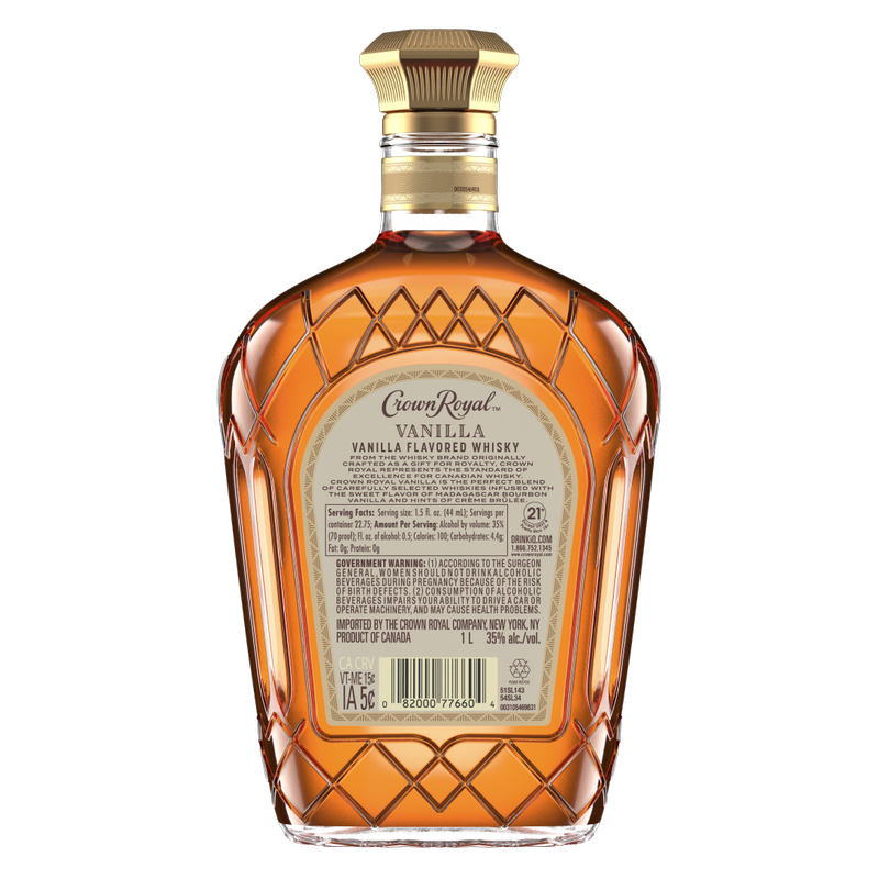 Crown Royal Vanilla Flavored Whisky, 1 L