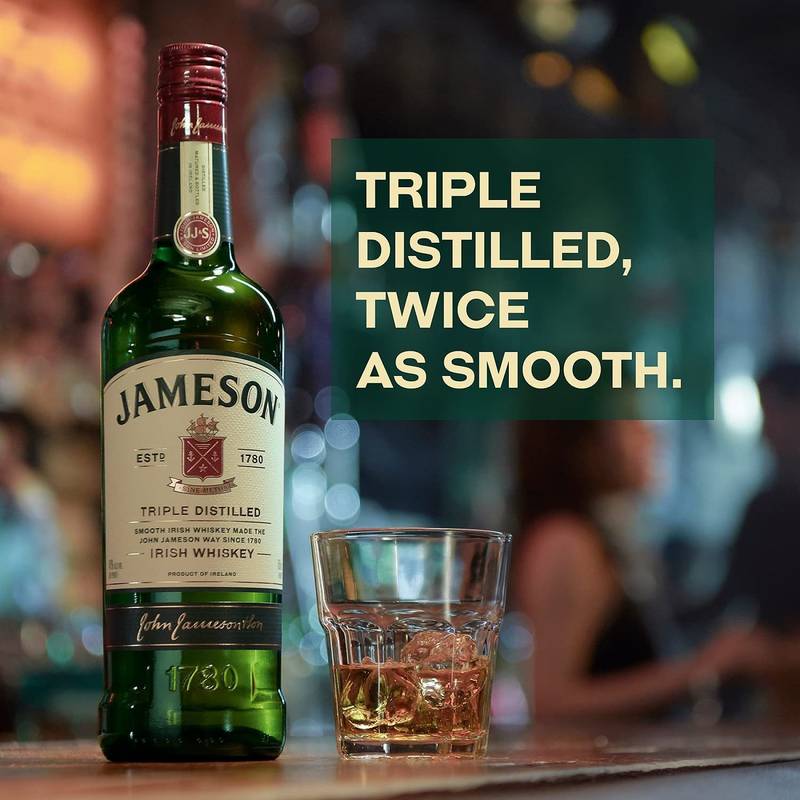 Jameson Irish Whiskey 750ml (80 proof)