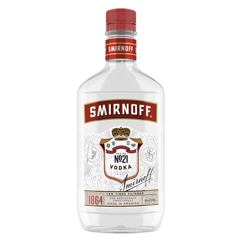 Smirnoff Vodka 375ml PET (80 Proof)