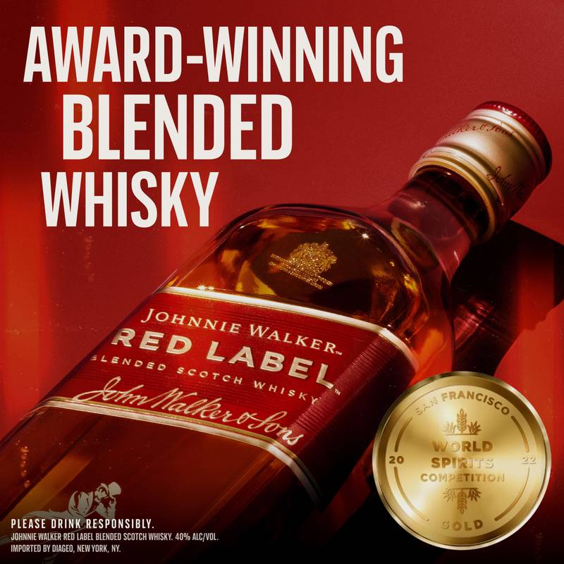 Johnnie Walker Red Label Scotch 1.75L (80 Proof)