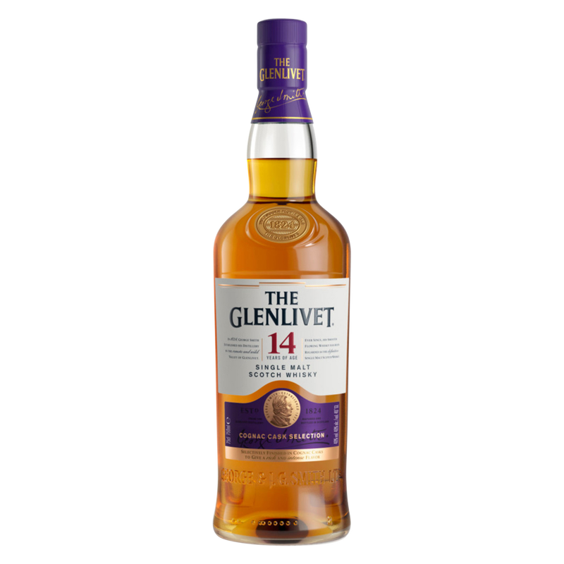 Glenlivet Cognac Cask Selection Scotch Whiskey 750ml (80 Proof)