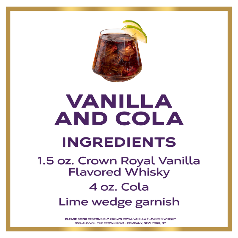 Crown Royal Vanilla Flavored Whisky, 1 L