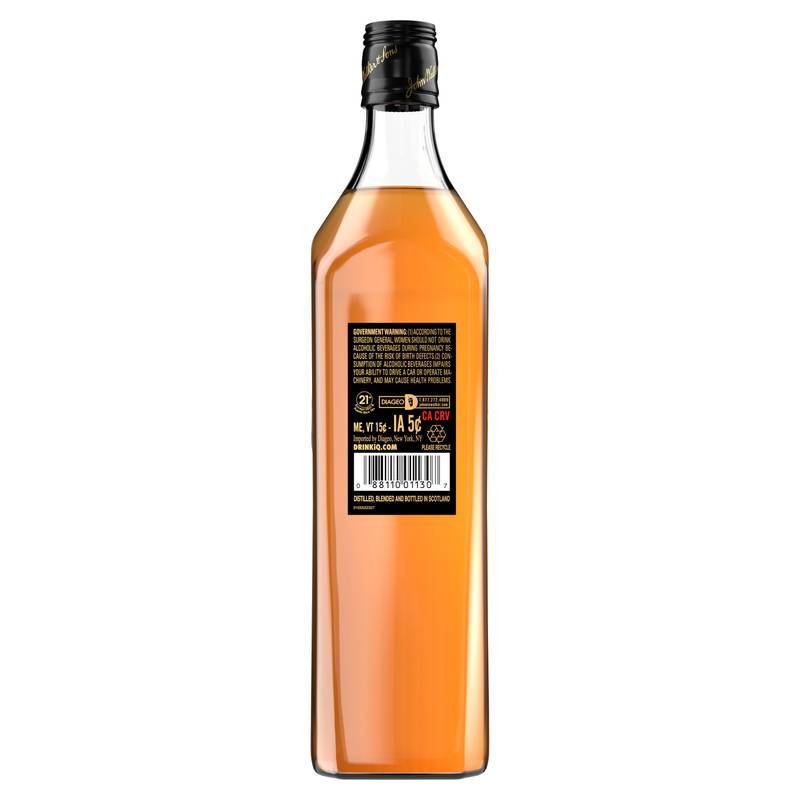 Johnnie Walker Black Label Scotch 750ml (80 Proof)