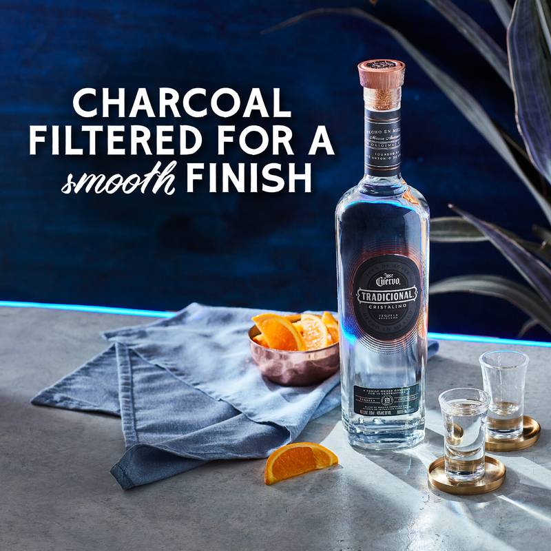 Jose Cuervo Tradicional Cristalino Tequila 750ml (80 Proof)