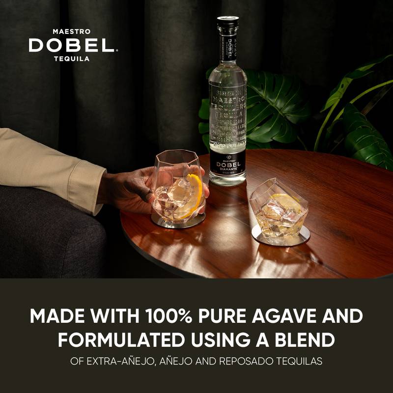 Maestro Dobel Diamante Tequila Cristalino 750ml (80 Proof)