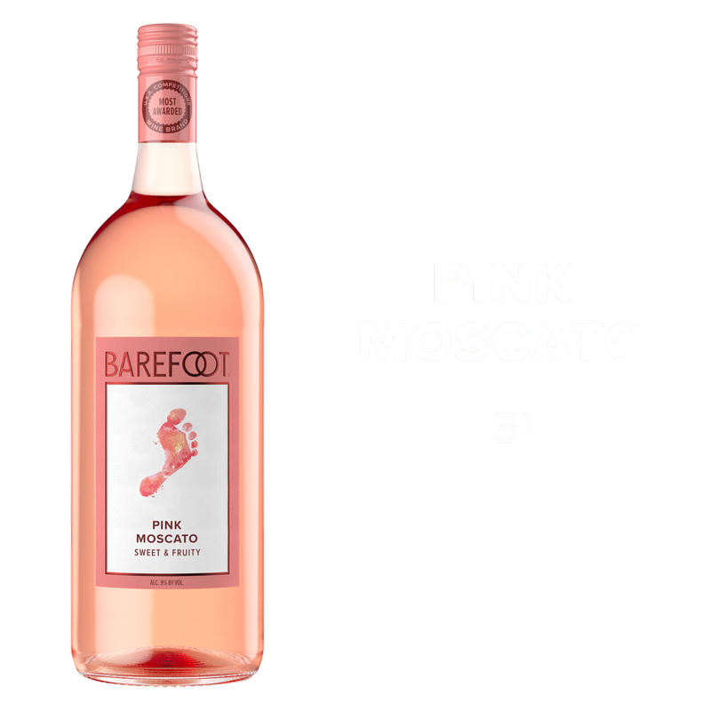 Barefoot Pink Moscato 1.5L