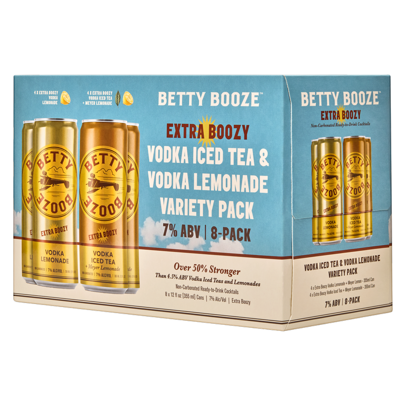 Betty Booze Extra Boozy Variety 8pk 12oz Can