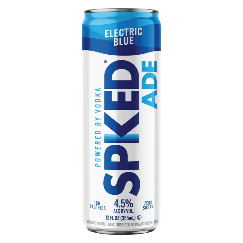 SpikedAde Electric Blue 4pk 12oz Can