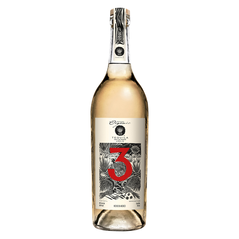 123 Tequila Organic Anejo 750ml