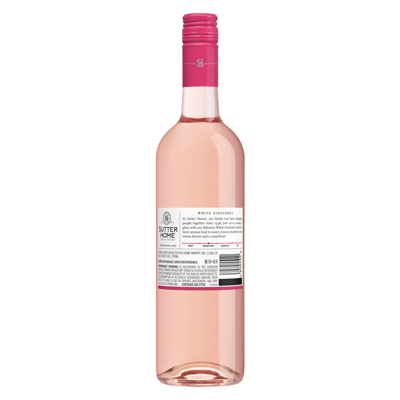 Sutter Home White Zinfandel 750 ml