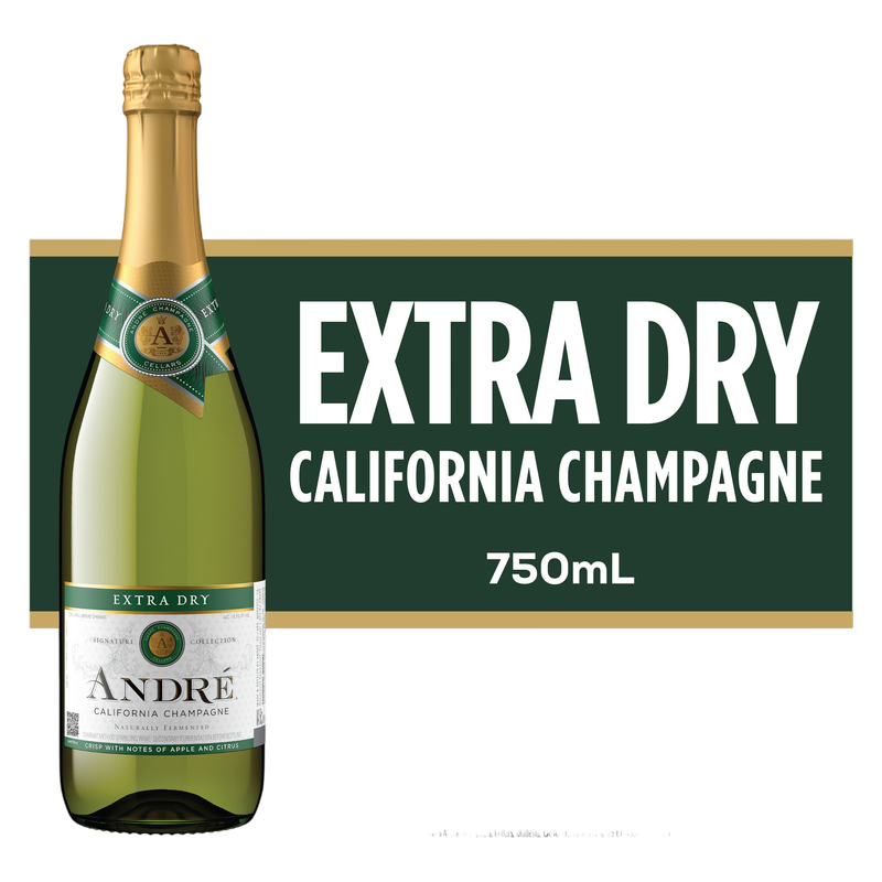 Andre Extra Dry Champagne Sparkling Wine 750ml 10.5% ABV
