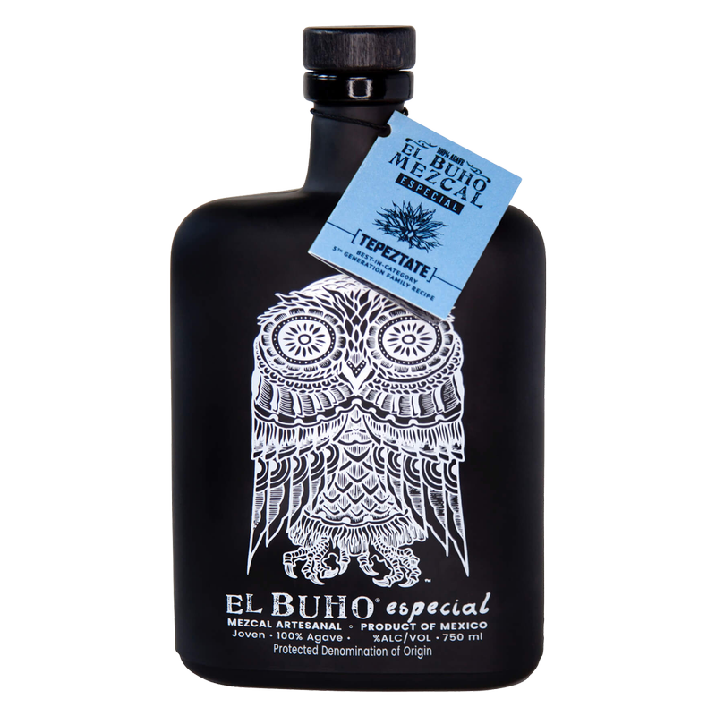 El Buho Mezcal Tepeztate 750ml (96 Proof)