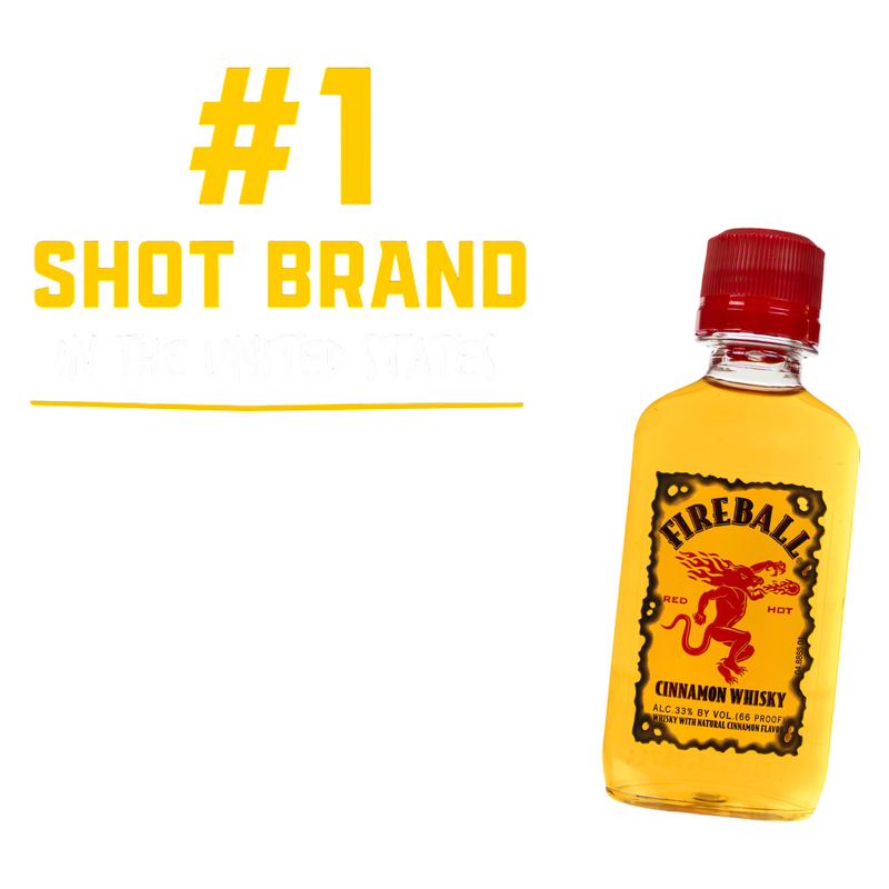 Fireball Hot Cinnamon Blended Whisky 50ml (66 Proof)