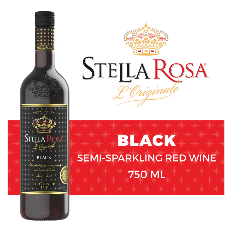 Stella Rosa Black Semi-Sweet Red Wine 750 ml