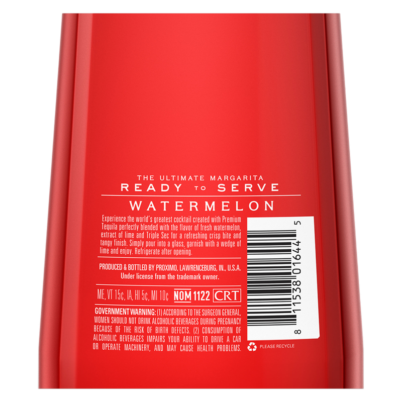 1800 The Ultimate Margarita Watermelon Ready to Drink Cocktail 1.75L 9.95% ABV