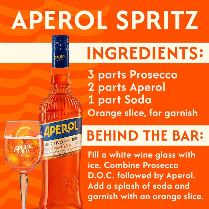 Aperol Aperitivo Liqueur 750ml (22 Proof)