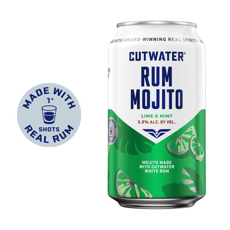 Cutwater Rum Mint Mojito 4pk 12oz Can 5.9% ABV