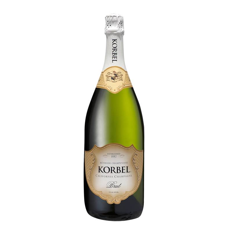 Korbel Brut California Champagne Sparkling Wine 1.5 Liter