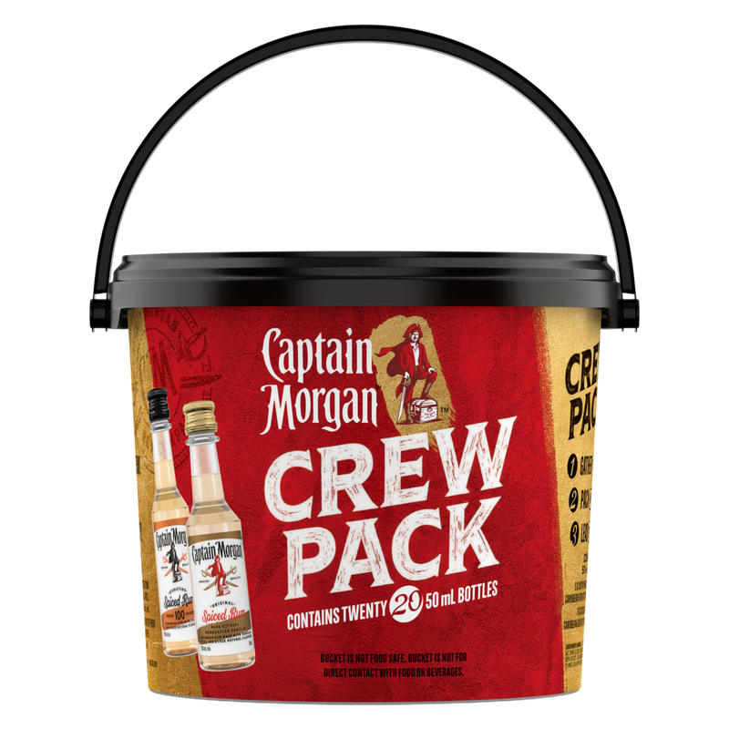 Captain Morgan Party Bucket 20pk 50ml