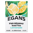 Egan's Irish Whiskey Iced Tea + Lemonade 4pk 12oz Can