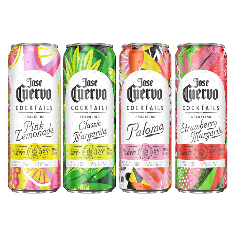 Jose Cuervo Sparkling Cocktail Variety Pack 8pk 12oz Can