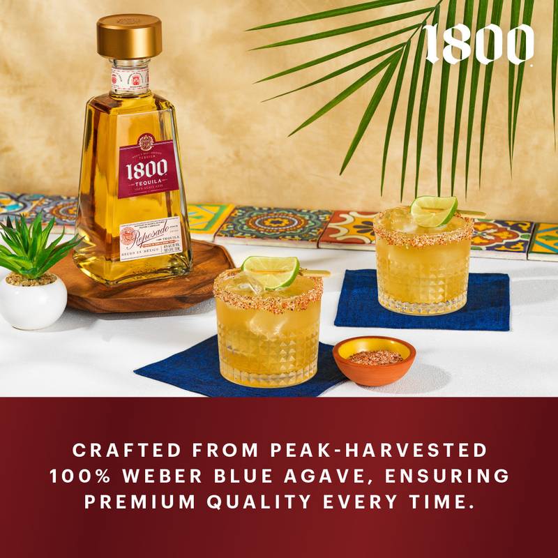 1800 Tequila Reposado 50ml (80 Proof)