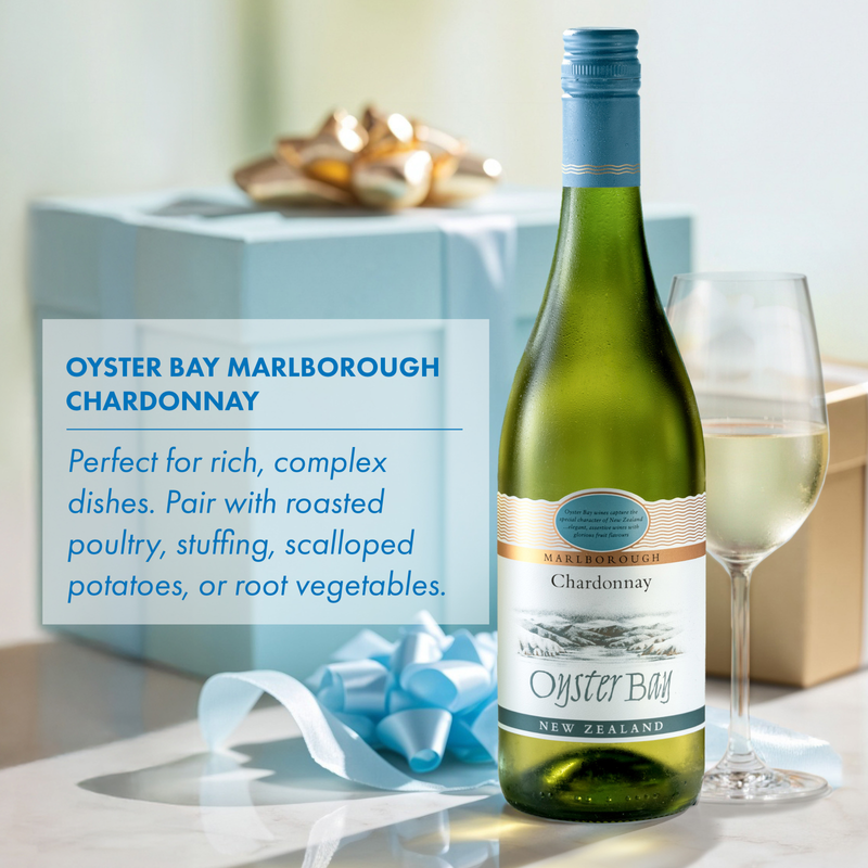 Oyster Bay Marlborough Chardonnay 750ml (13% ABV)