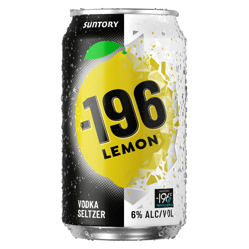Suntory -196 Lemon RTD 4pk 355ml Can 6% ABV