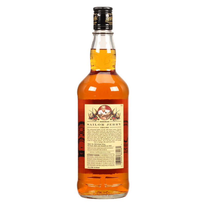Sailor Jerry Spiced Rum 750ml (92 Proof)