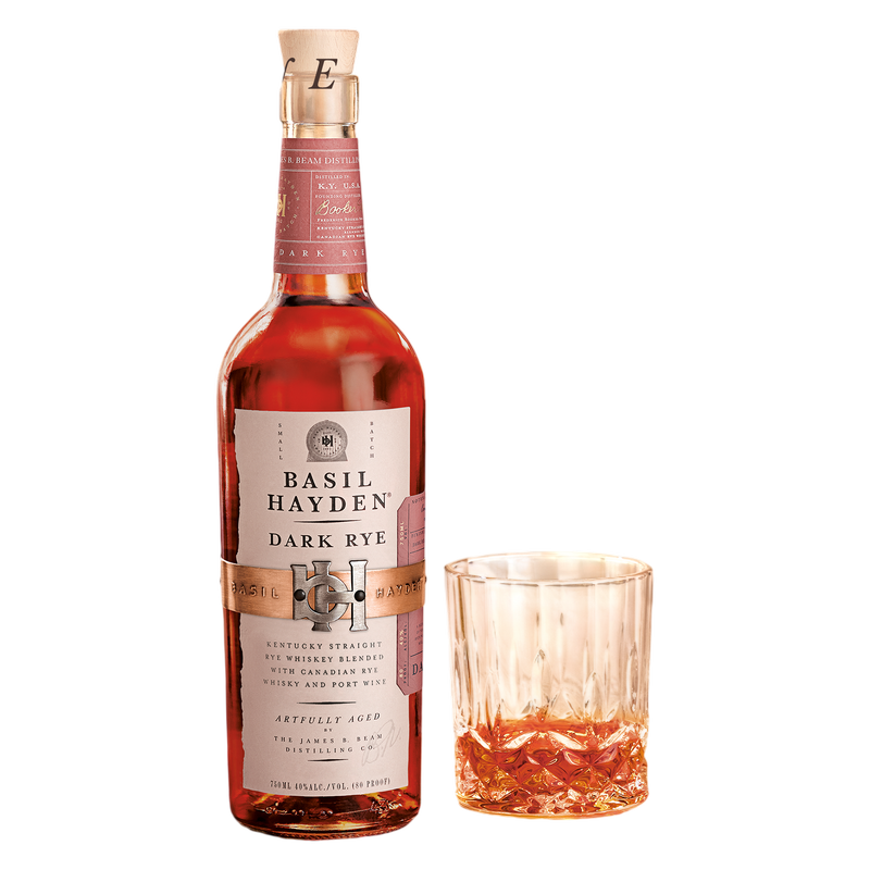 Basil Hayden Dark Rye Blended Whiskey 750ml (80 Proof)