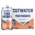 Cutwater Tequila Peach Margarita 4pk 12oz 10% ABV