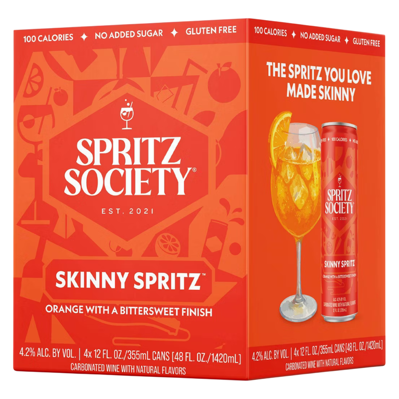 Spritz Society Skinny Spritz 4pk 12oz Can 4.2% ABV