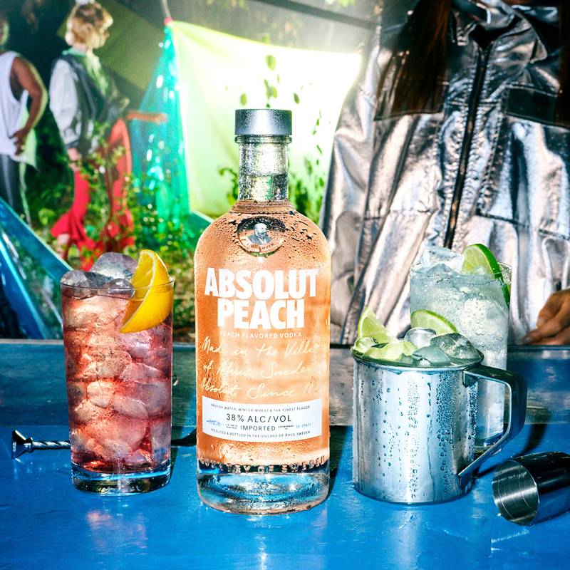Absolut Peach Vodka 1L (76 proof)