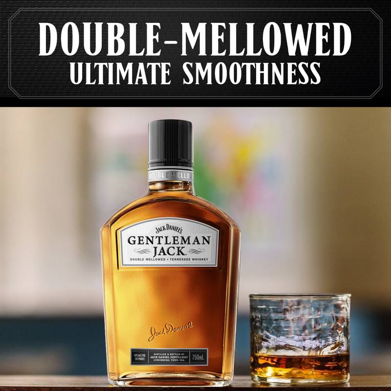 Jack Daniel's Gentleman Jack Tennessee Whiskey 750ml (80 Proof)