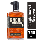 Knob Creek Single Barrel Bourbon Whiskey 750ml (120 Proof)