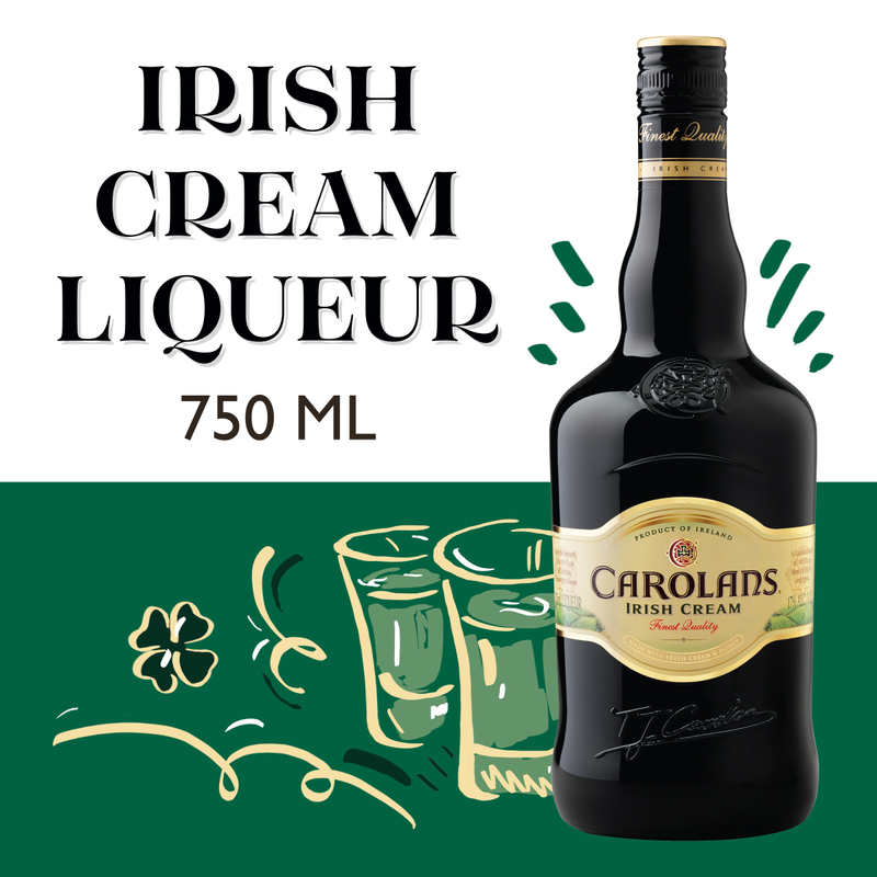 Carolans Irish Cream Gift Set 750ml (34 Proof)