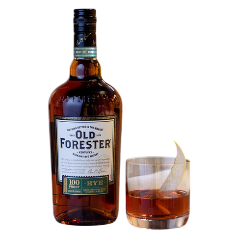 Old Forester Kentucky Straight Rye Whisky, 750 mL Bottle, 100 Proof