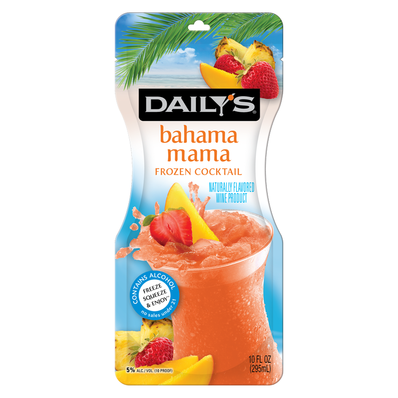 Daily's Bahama Mama Ready to Drink Single 10oz Pouch 5% ABV