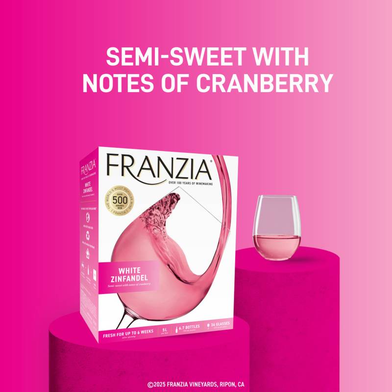 Franzia White Zinfandel 5L Box