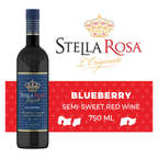 Stella Rosa Blueberry Semi-Sweet Red Wine 750 ml