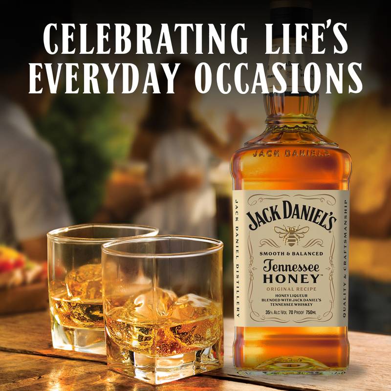 Jack Daniel's Tennessee Honey Whiskey 375ml (70 Proof)