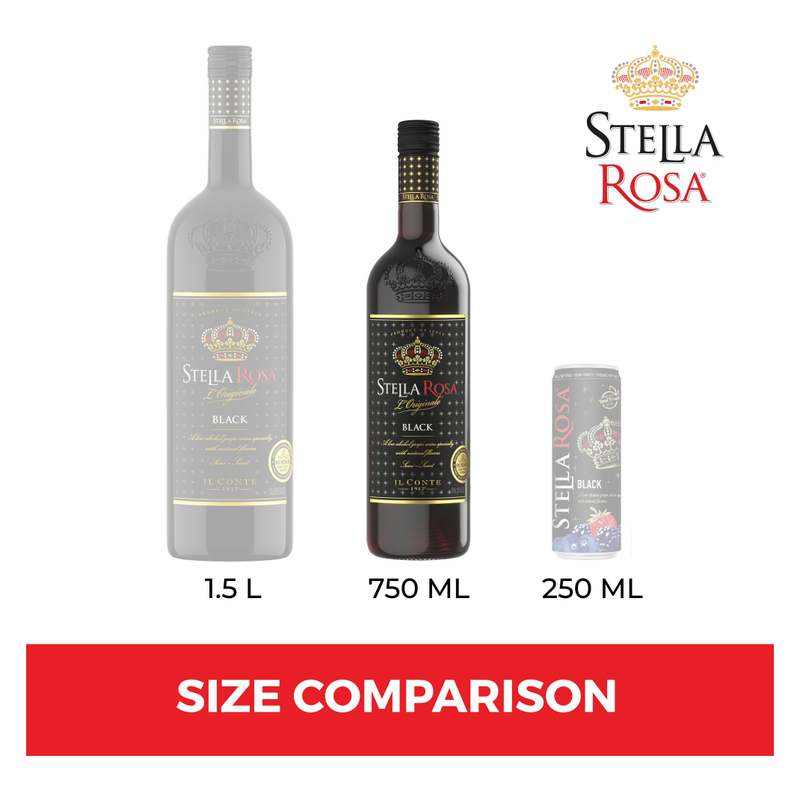 Stella Rosa Black Semi-Sweet Red Wine 750 ml